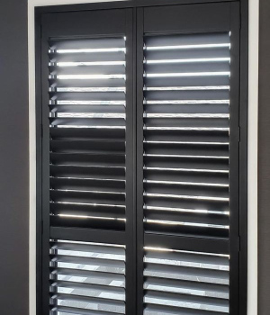 Custom-Black-Plantation-Shutters