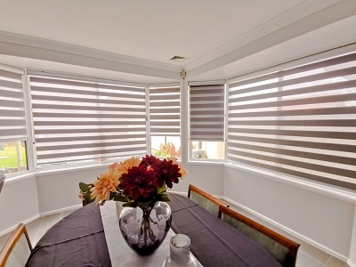 Vision blinds in the dining room